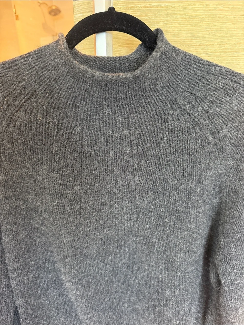 Banana Republic Men's Charcoal Gray Turtleneck Sweater